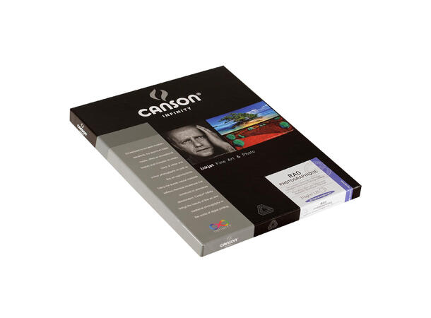 Canson Rag Photographique 310g A3 25 ark Matt, 100% bomull 