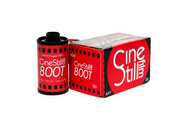 CineStill 800 Tungsten 135-36 Følsom fargefilm, 800 ASA, 36 bilder