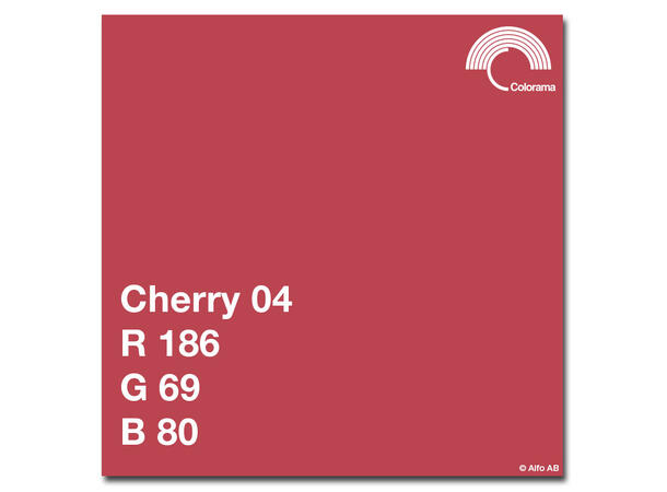 Colorama 2.72X11M Cherry Papirbakgrunn 2,72m bred Kirsebærrød
