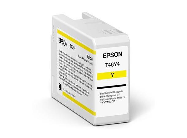 Epson blekk T47A4 Yellow Gult blekk for Epson P900, 50 ml 