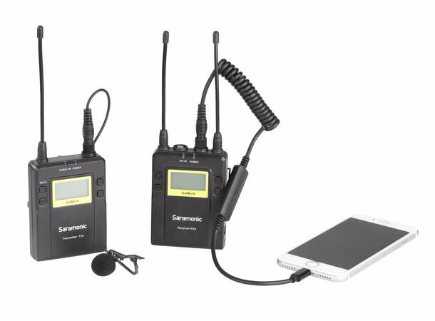 Saramonic LC-C35 3,5mm til Lightning Adapter fra 3,5mm jack til Lightning 