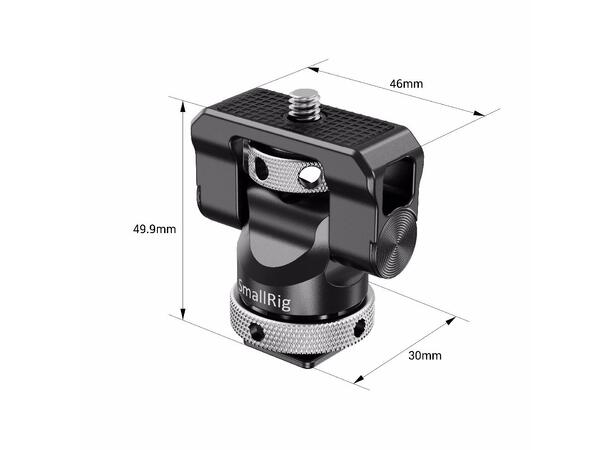 SmallRig 2346 Swivel & Tilt Mount Enkelt hode med coldshoe feste 