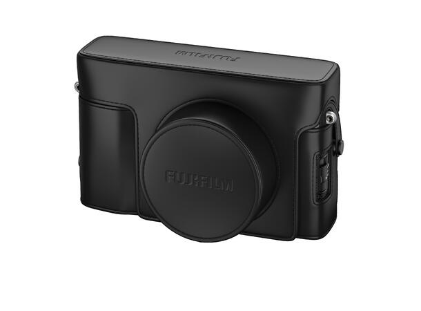 Fujifilm LC-X100VI Skinnveske Sort Sort skinnveske til X100VI 