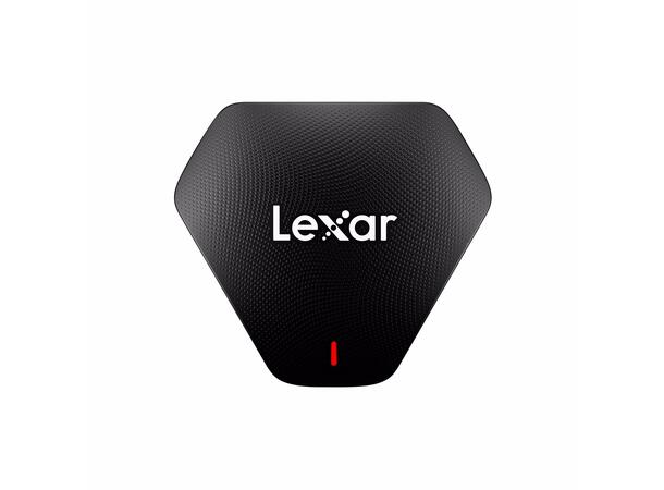 Lexar Professional 3-i-1 kortleser USB 3.1 SD/MicroSD/CF, 312MB/s 