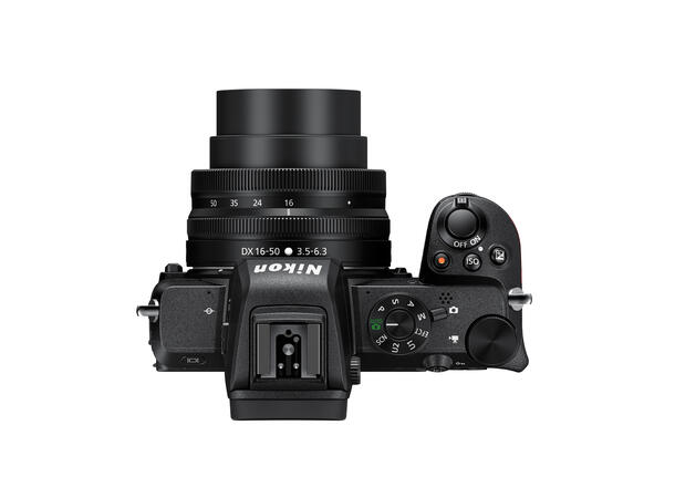 Nikon Z50 Kit med 16-50mm + 50-250mm Speilløs DX-format med 20,9MP, 4K, Wifi