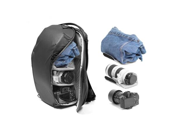 Peak Design Everyday Backpack 20L Zip Black. Genial fotosekk