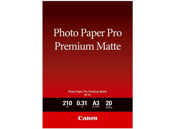 Canon PM-101 Pro Premium Matte A3 20 ark