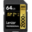 Lexar Professional SDXC 300MB/s 64GB 2000x, 300MB/s, U3, UHS-II, V90