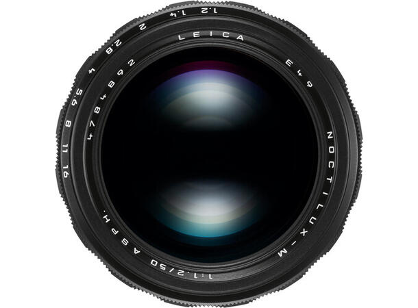 Leica Noctilux-M 50mm f/1.2 ASPH, Svart Filterfatning E49