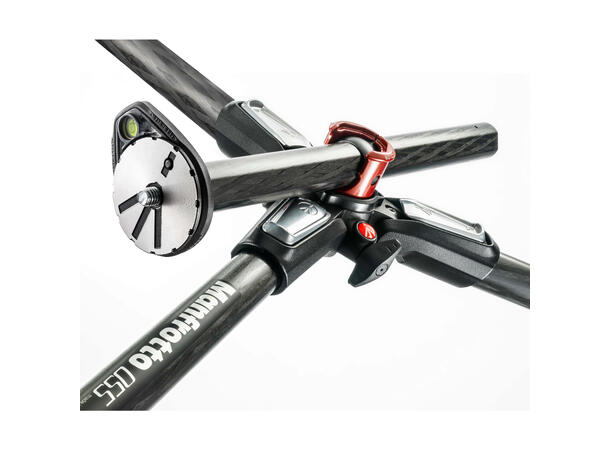 Manfrotto  MT055CXPRO3 Stativben Karbon Solid, men lett karbonstativ 