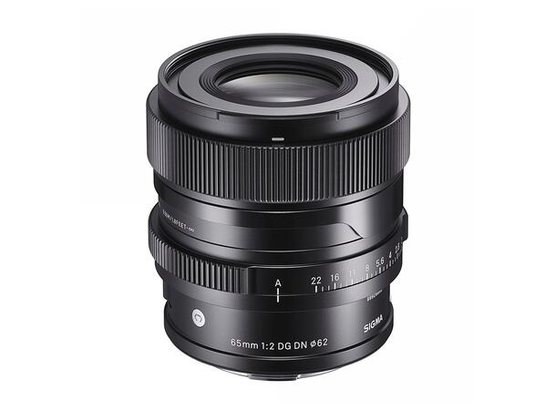 Sigma 65mm f/2 DG Sony Lyssterkt portrettobjektiv for Sony FE 