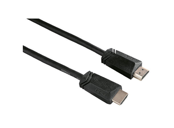Hama HDMI kabel 5 m ethernet Svart 4K HDMI-kabel, 5 meter
