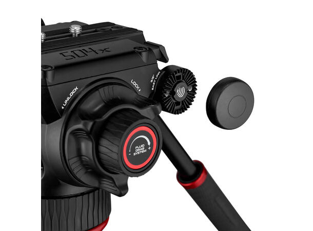 Manfrotto Videohode 504X Væskedempet videohode med flat base 