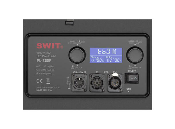 SWIT PL-E60P 60W LED panel WaterProof LED Panel