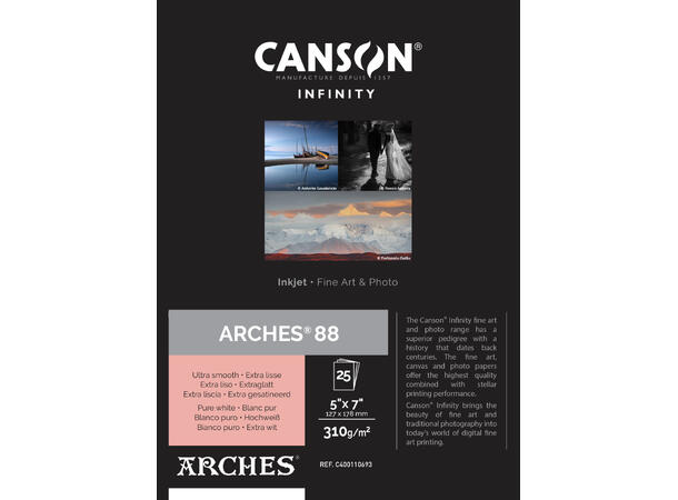 Canson Arches® 88 Rag (Pure White) 5" x 7" 