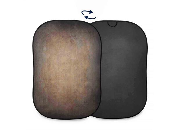 Manfrotto Bakgrunn Walnut/Pewter Vendbar bakgrunn  1,5x2,1 