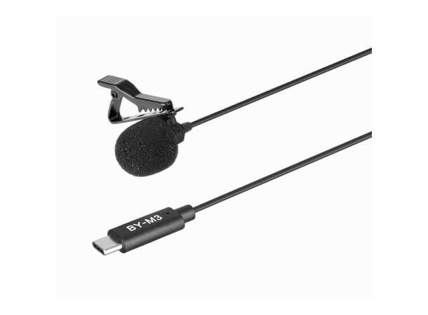 Boya Mikrofon BY-M3 Lavalier USB-C 6m 6 meter, USB-C