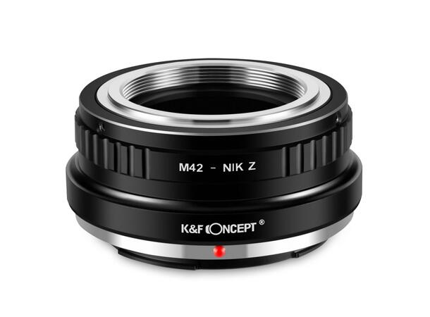 K&F Adapter for Nikon Z til M42 Bruk Z M42 objektiv på Nikon Z kamera
