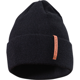 Vallerret Stash Beanie Sort Smart og varm lue for fotografen