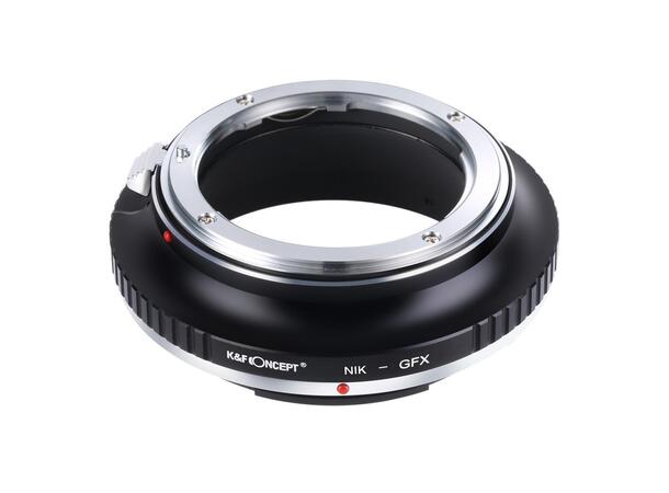 K&F Adapter for Fuji GFX til Nikon F Bruk Nikon F objektiv på GFX kamera