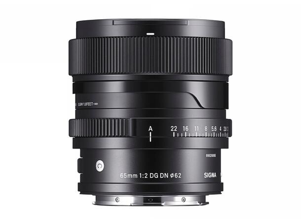 Sigma 65mm f/2 DG L-fatning Lyssterkt portrettobjektiv for L-mount 