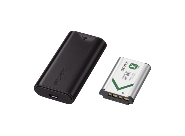 Sony USB-reiselader og batterisett NP-BX1 