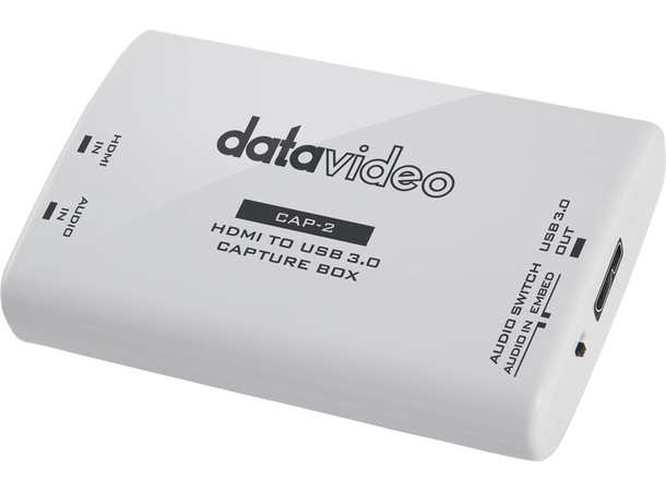 Datavideo CAP-2 HDMI til USB 3.0 HDMI inn til datamaskin