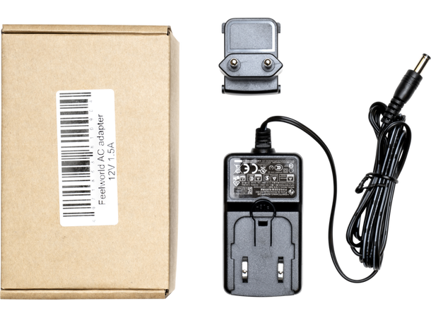 Feelworld AC Adapter 12V 1,5A Strømadapter for Feelworld monitor 