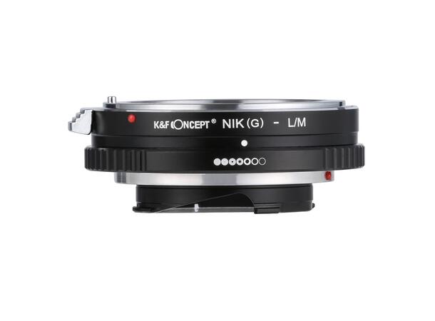 K&F Adapter for Leica M til Nikon F Bruk Nikon F objektiv på Leica M kamera
