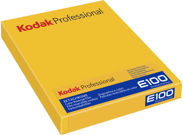 Kodak Ektachrome E100 4x5 10ark Positivfilm, farge, ISO 100 