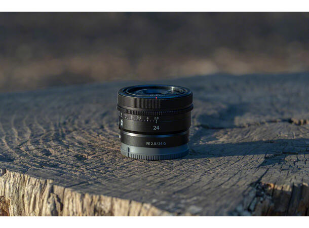 Sony FE 24mm f/2.8 G Kompakt vidvinkel med rå bildekvalitet