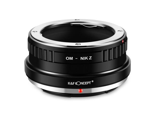 K&F Adapter for Nikon Z til Olympus OM Bruk Olympus OM objektiv på Nikon Z k
