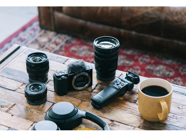 Sony ZV-E10 Kamerahus Vloggkamera med utskiftbar linse 