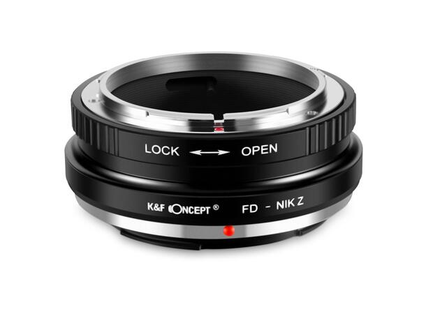 K&F Adapter for Nikon Z til Canon FD Bruk Canon FD objektiv på Nikon Z kamera