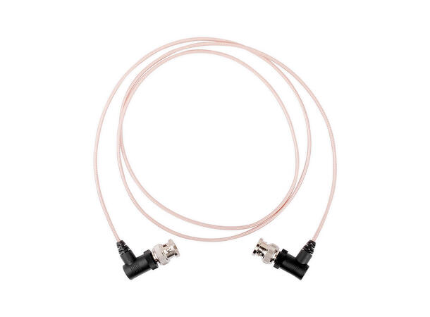 North 3G SDI Kabel BNC Hane-Hane 50cm Ekstra tynn, Vinklede kontakter 