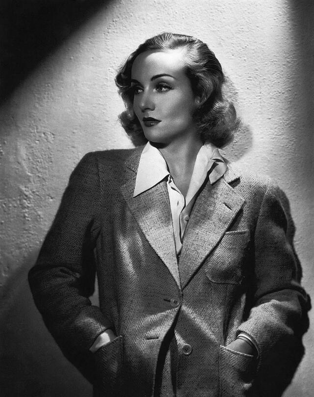 Caroline Lombard ca 1937, Foto: George Hurrell. Public Domain