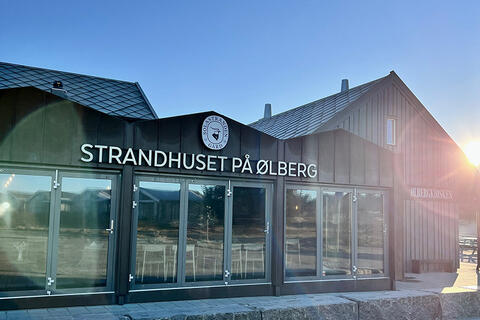 Foto: Strandhuset på Ølberg